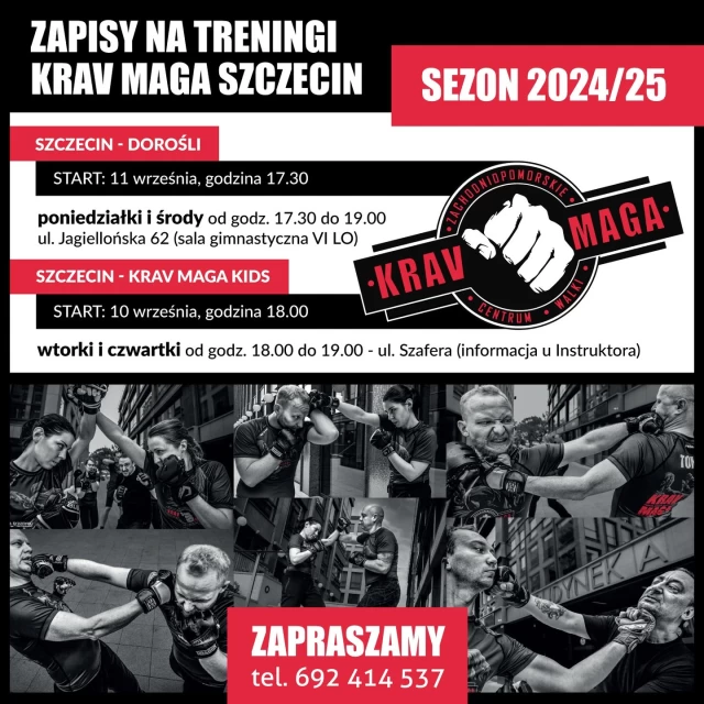 Rozpoczęliśmy zapisy na sezon 2024/25! Zadzwoń - 692 414 537@ #zachodniopomorskiecentrumwalki #kravmaga #szczecin #sztukiwalki #zajęcia